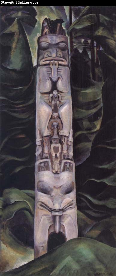 Emily Carr Totem and Forest